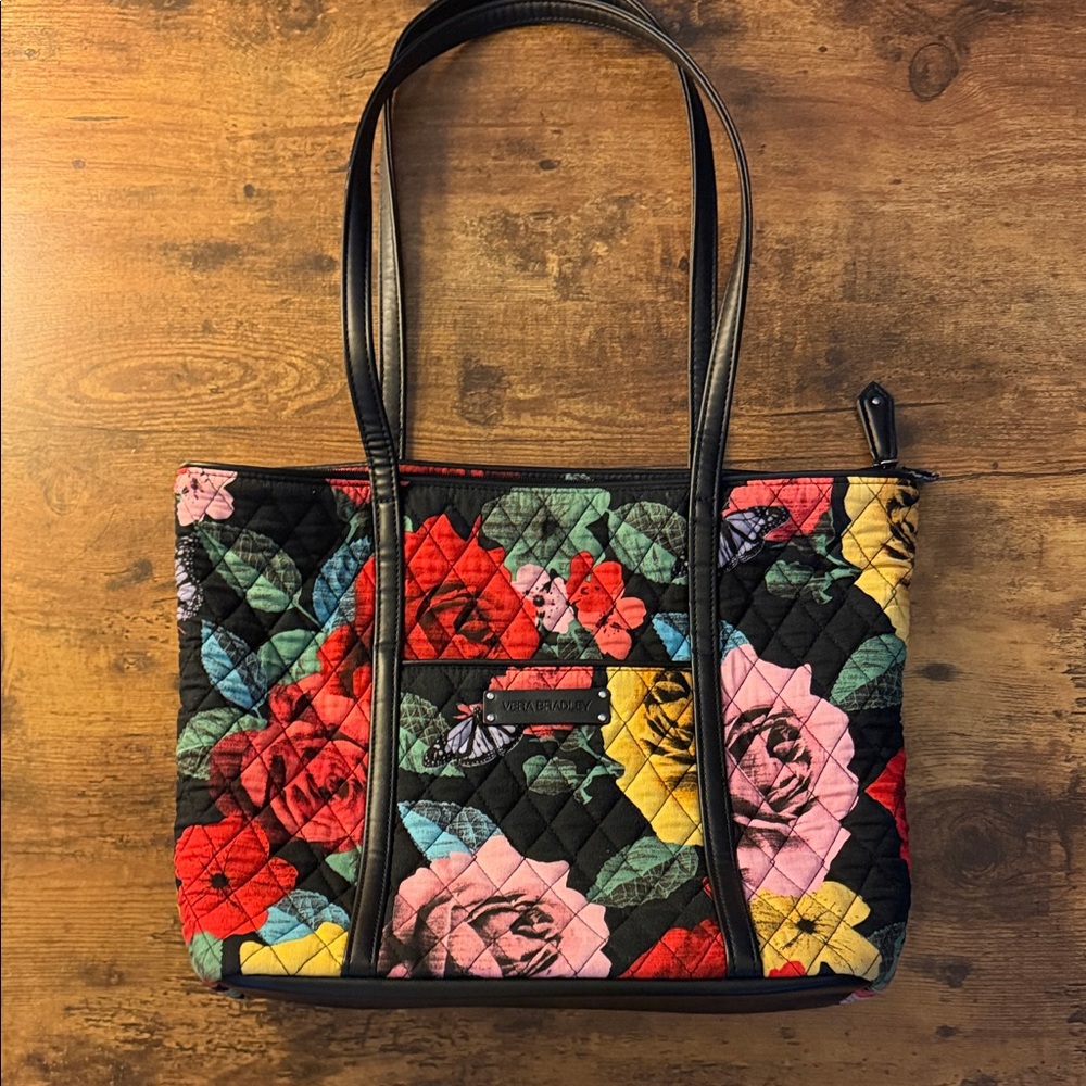 Vera Bradley Multicolor Floral Quilted Tote